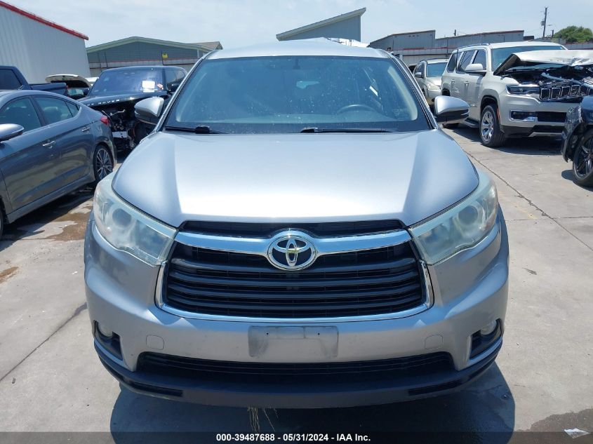 2016 Toyota Highlander Le Plus V6 VIN: 5TDZKRFH2GS184836 Lot: 39487688
