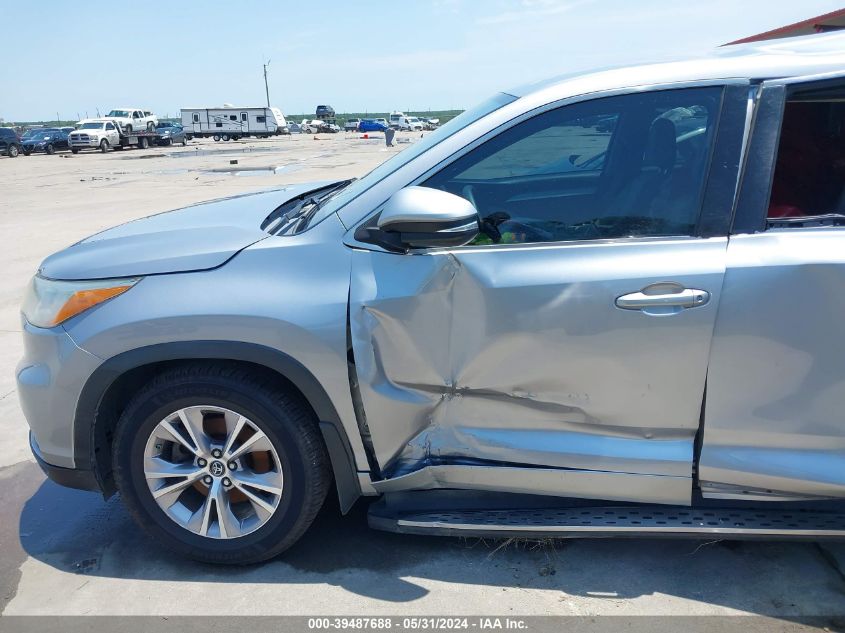 2016 Toyota Highlander Le Plus V6 VIN: 5TDZKRFH2GS184836 Lot: 39487688