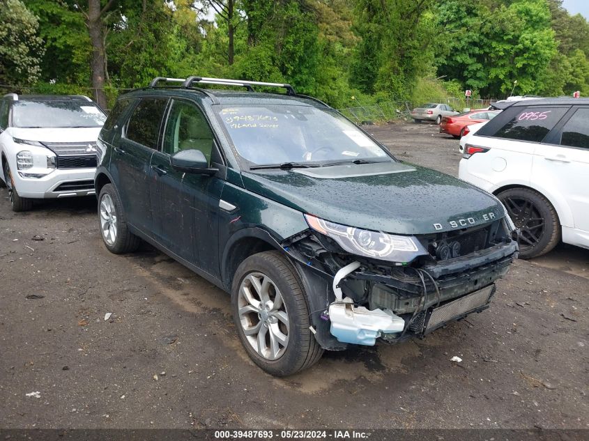 2017 Land Rover Discovery Sport Hse VIN: SALCR2BG7HH649700 Lot: 39487693