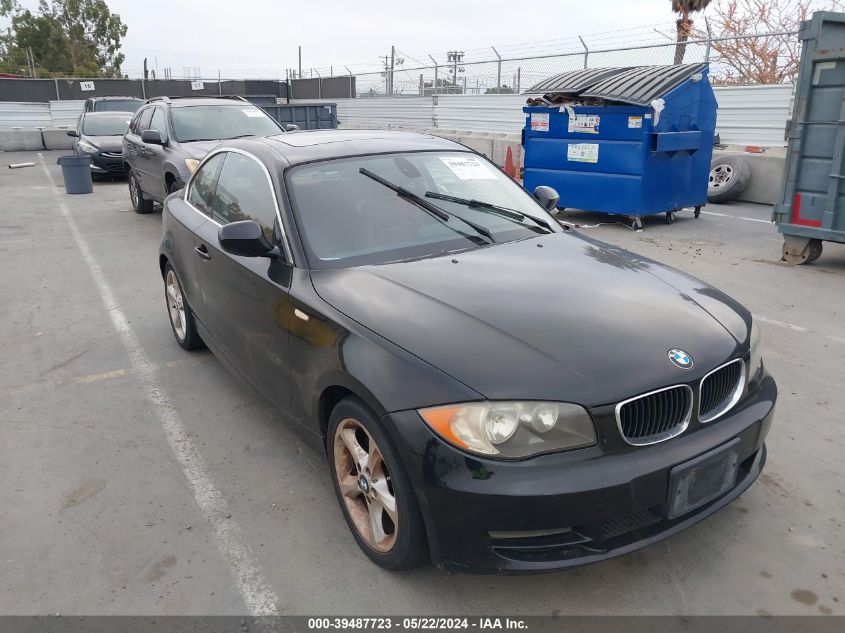 2011 BMW 128I VIN: WBAUP9C55BVL89536 Lot: 39487723