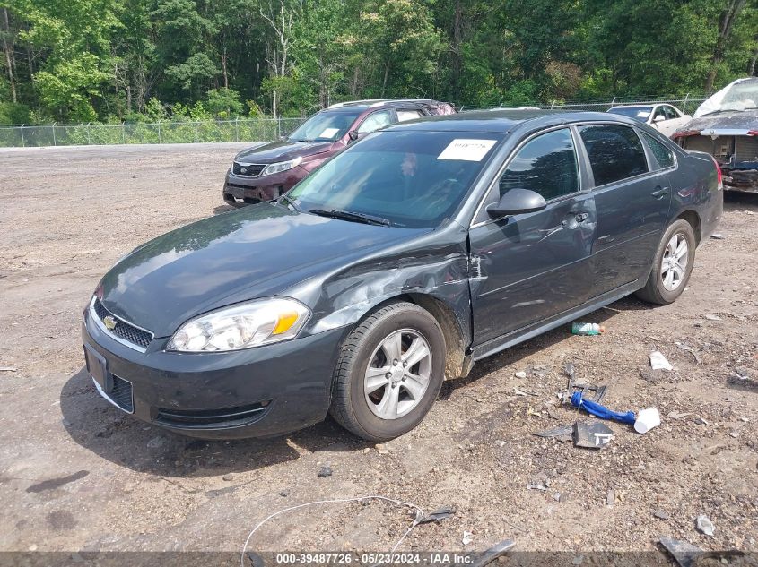 2012 Chevrolet Impala Ls VIN: 2G1WF5E34C1263134 Lot: 39487726