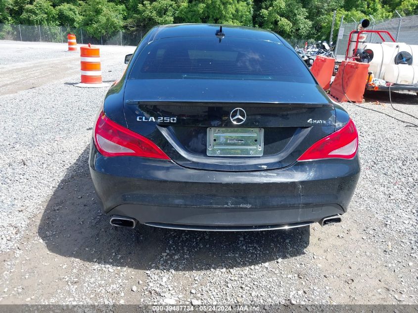 2016 Mercedes-Benz Cla 250 4Matic VIN: WDDSJ4GB4GN318128 Lot: 39487734