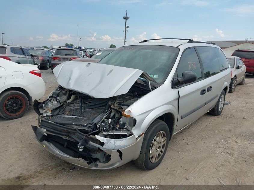 2006 Dodge Grand Caravan Se VIN: 1D4GP24R06B621589 Lot: 39487738