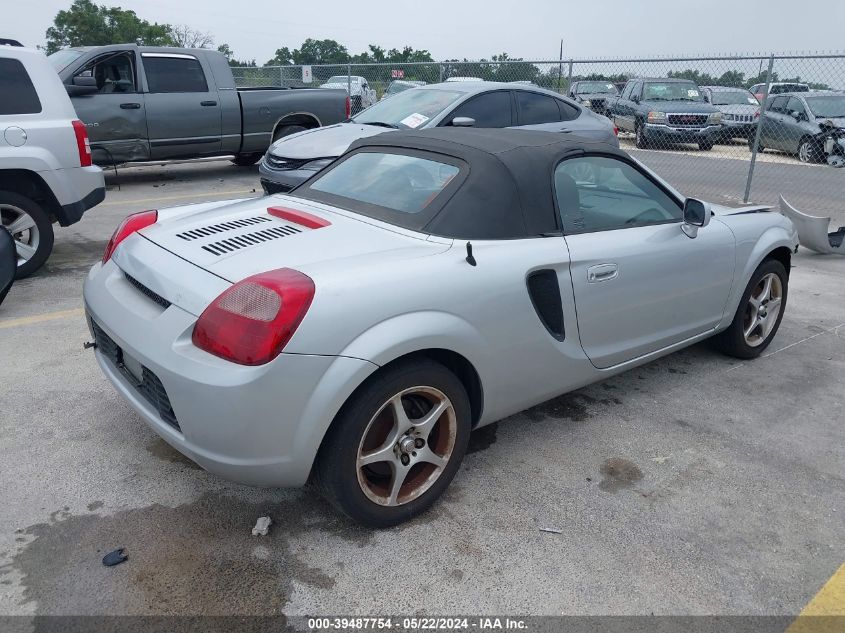 2001 Toyota Mr2 Spyder VIN: JTDFR320910035247 Lot: 39487754