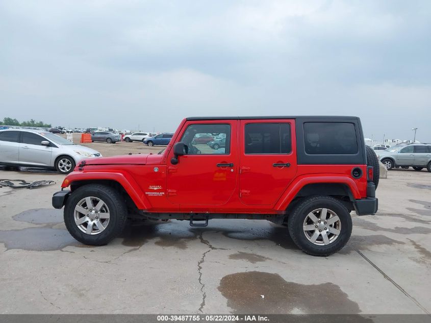 2012 Jeep Wrangler Unlimited Sahara VIN: 1C4HJWEG9CL154279 Lot: 39487755