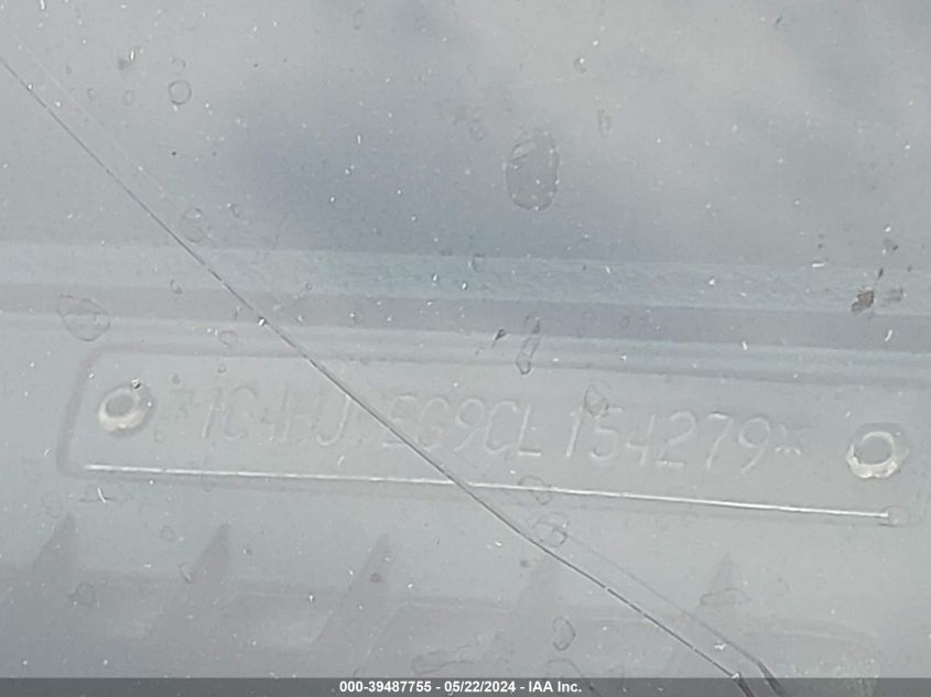 2012 Jeep Wrangler Unlimited Sahara VIN: 1C4HJWEG9CL154279 Lot: 39487755