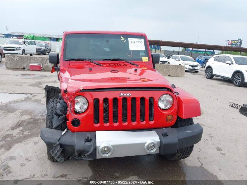 2012 Jeep Wrangler Unlimited Sahara VIN: 1C4HJWEG9CL154279 Lot: 39487755