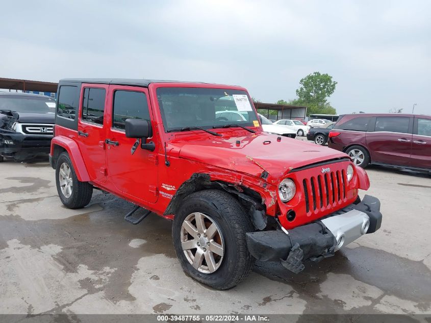 2012 Jeep Wrangler Unlimited Sahara VIN: 1C4HJWEG9CL154279 Lot: 39487755