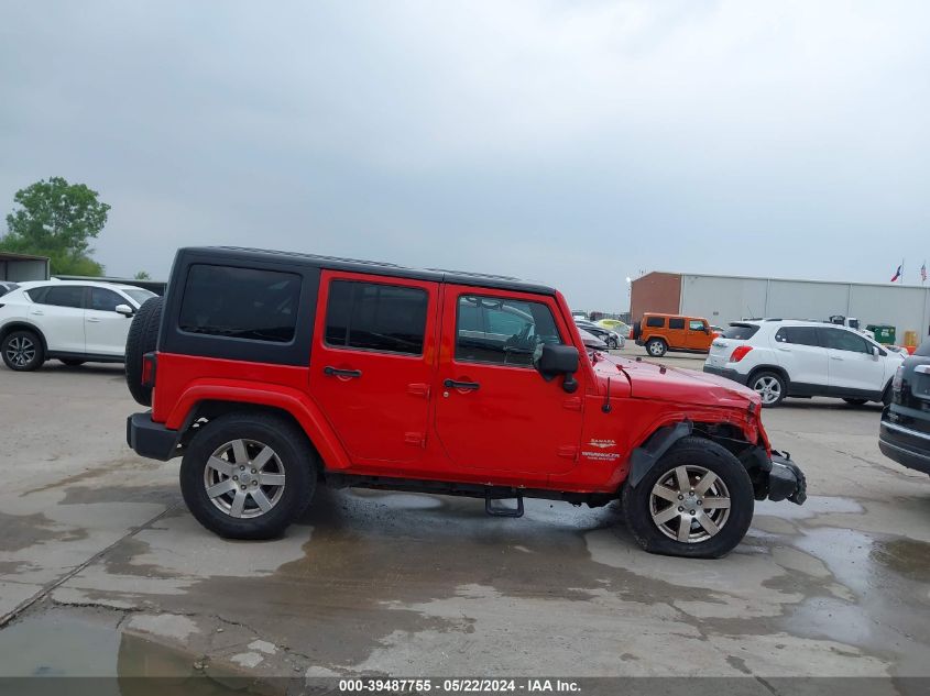 2012 Jeep Wrangler Unlimited Sahara VIN: 1C4HJWEG9CL154279 Lot: 39487755