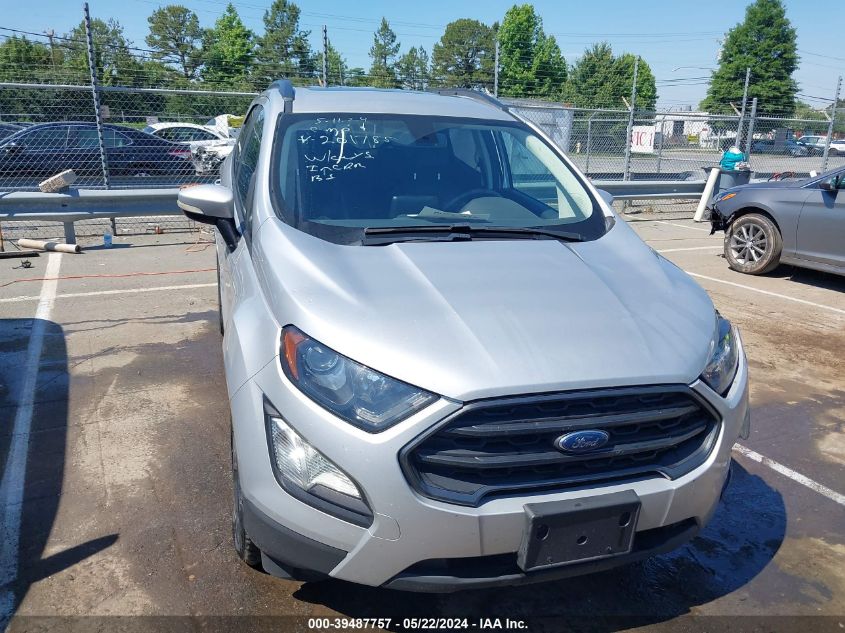 2018 Ford Ecosport Ses VIN: MAJ6P1CL3JC201785 Lot: 39487757