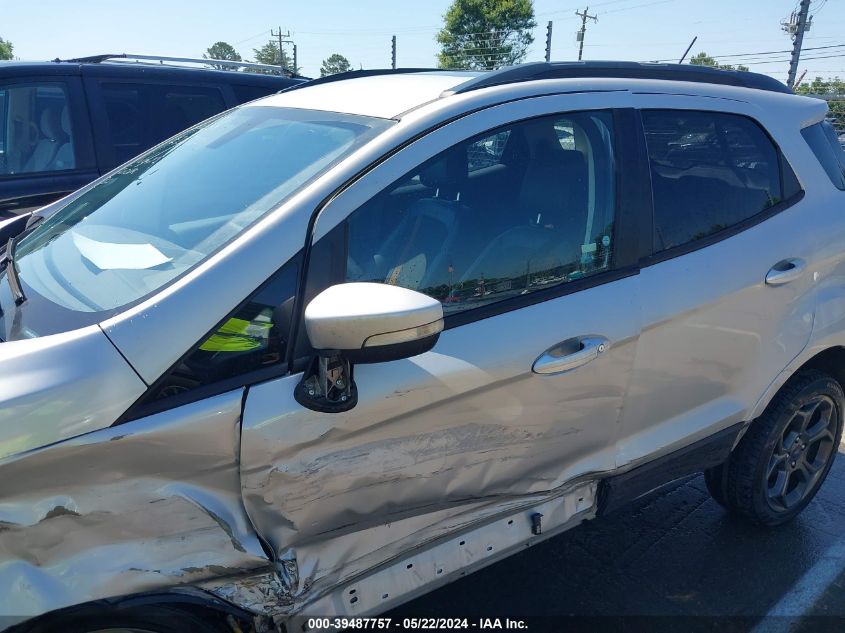 2018 Ford Ecosport Ses VIN: MAJ6P1CL3JC201785 Lot: 39487757