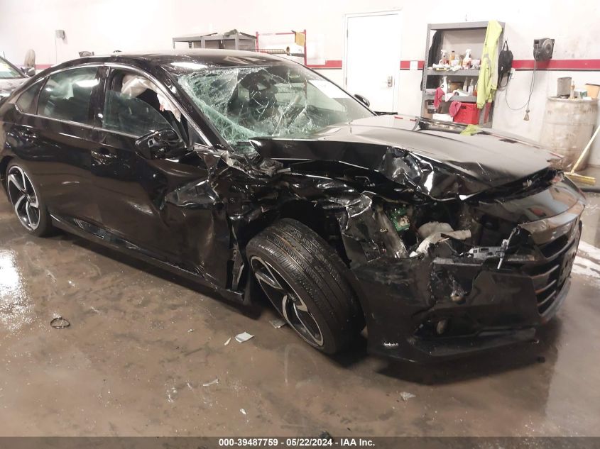 2022 Honda Accord Sport VIN: 1HGCV1F36NA020942 Lot: 39487759