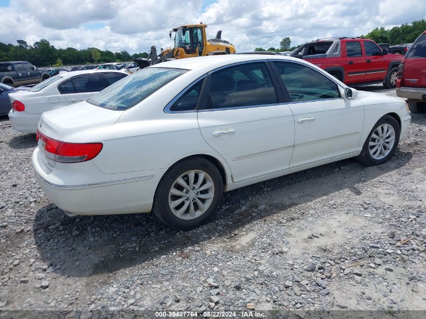 2006 Hyundai Azera Limited/Se VIN: KMHFC46F46A127272 Lot: 39487764