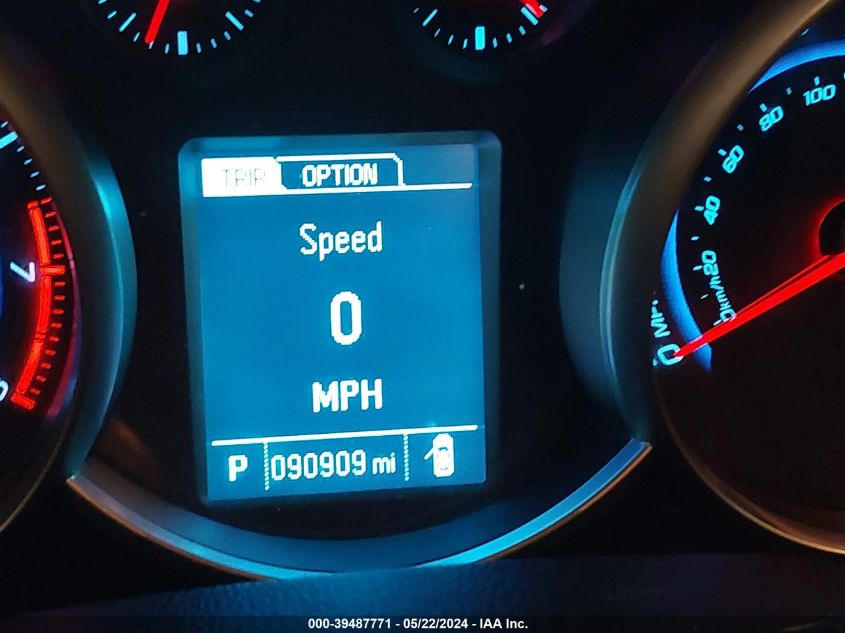 2014 Chevrolet Cruze 1Lt Auto VIN: 1G1PC5SB4E7350630 Lot: 39487771