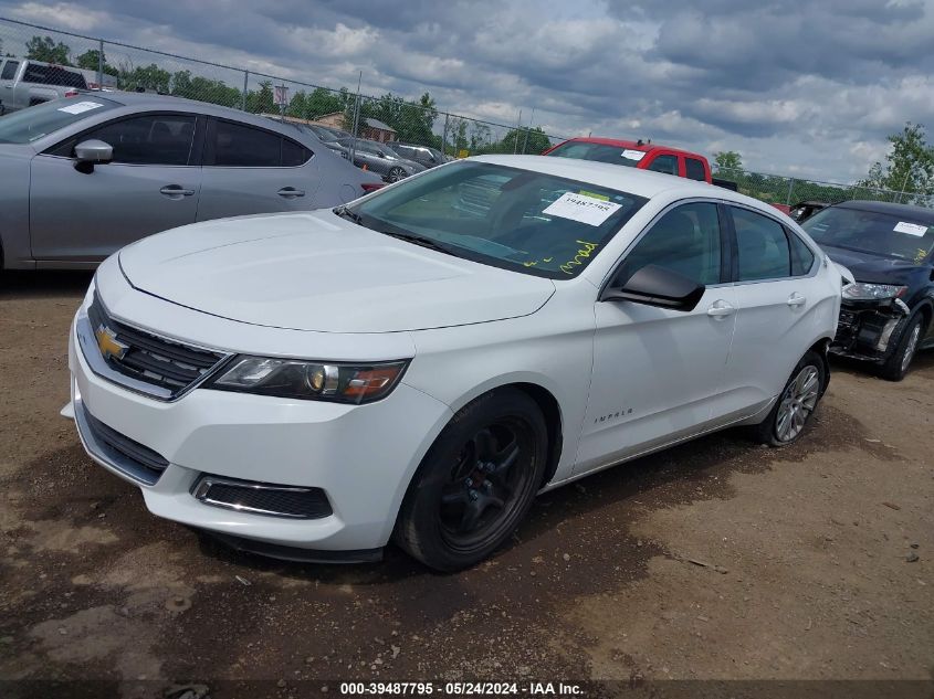 2016 Chevrolet Impala 1Fl VIN: 2G11X5SA2G9107000 Lot: 39487795