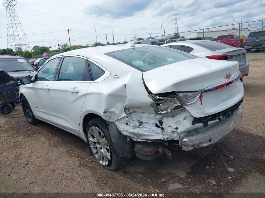 2016 Chevrolet Impala 1Fl VIN: 2G11X5SA2G9107000 Lot: 39487795