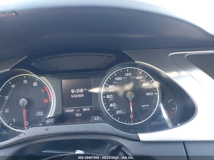 2012 Audi A4 2.0T Premium VIN: WAUFFAFL0CN011150 Lot: 39487805