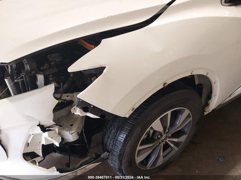 2022 Nissan Murano S Intelligent Awd VIN: 5N1AZ2AS5NC128824 Lot: 39487811