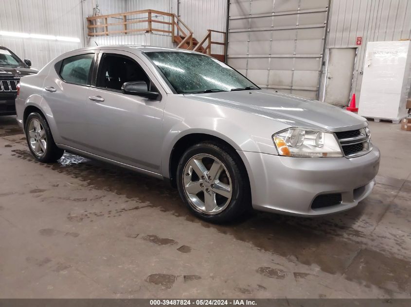 2013 Dodge Avenger Se VIN: 1C3CDZAB5DN589243 Lot: 39487824