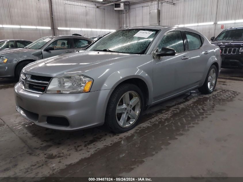 2013 Dodge Avenger Se VIN: 1C3CDZAB5DN589243 Lot: 39487824