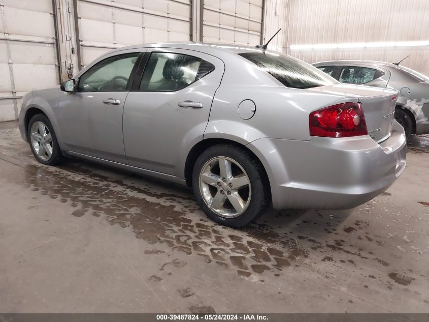 2013 Dodge Avenger Se VIN: 1C3CDZAB5DN589243 Lot: 39487824