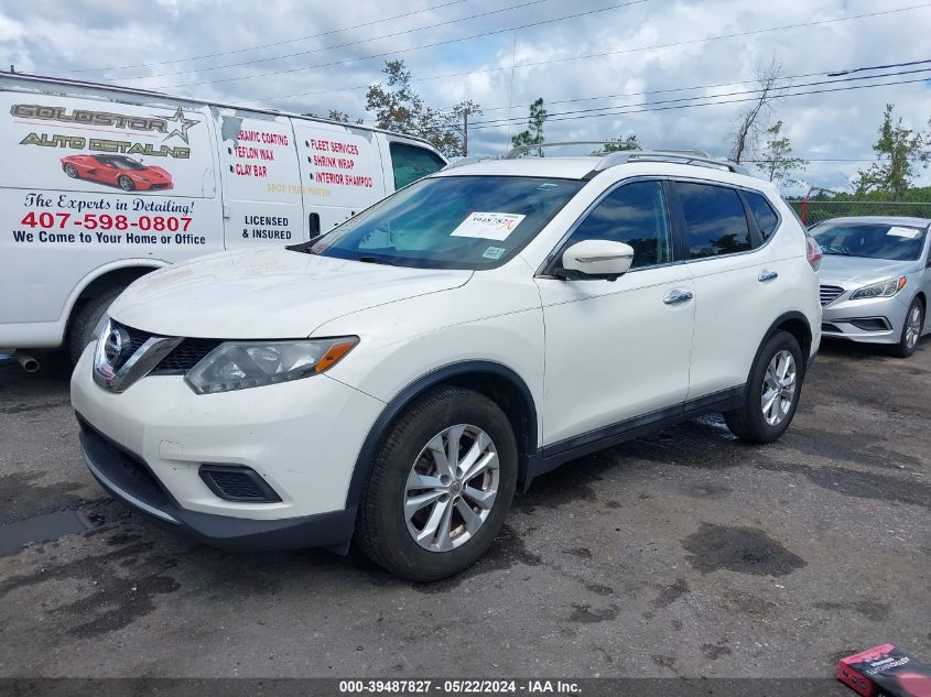 2014 Nissan Rogue S/Sl/Sv VIN: 5N1AT2ML8EC858541 Lot: 39487827