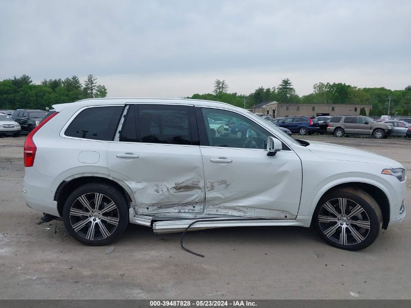 2022 Volvo Xc90 T6 Inscription 7 Passenger VIN: YV4A22PL2N1793729 Lot: 39487828