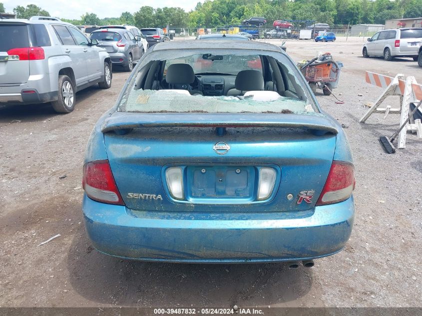 2002 Nissan Sentra Se-R VIN: 3N1AB51DX2L706057 Lot: 39487832