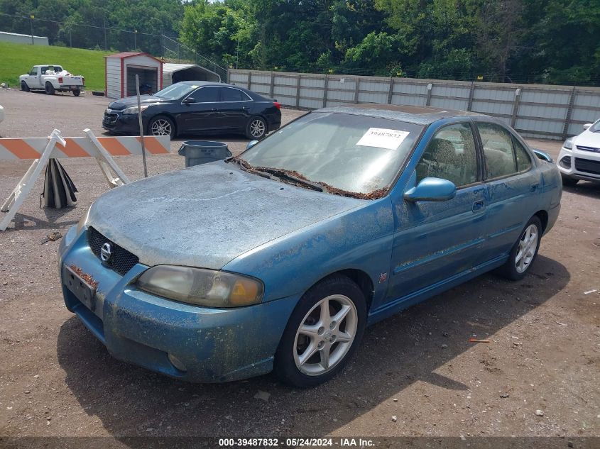 2002 Nissan Sentra Se-R VIN: 3N1AB51DX2L706057 Lot: 39487832