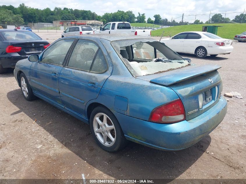 2002 Nissan Sentra Se-R VIN: 3N1AB51DX2L706057 Lot: 39487832