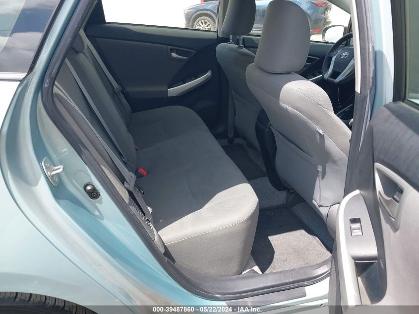 2013 Toyota Prius Two VIN: JTDKN3DU1D5684722 Lot: 39487860