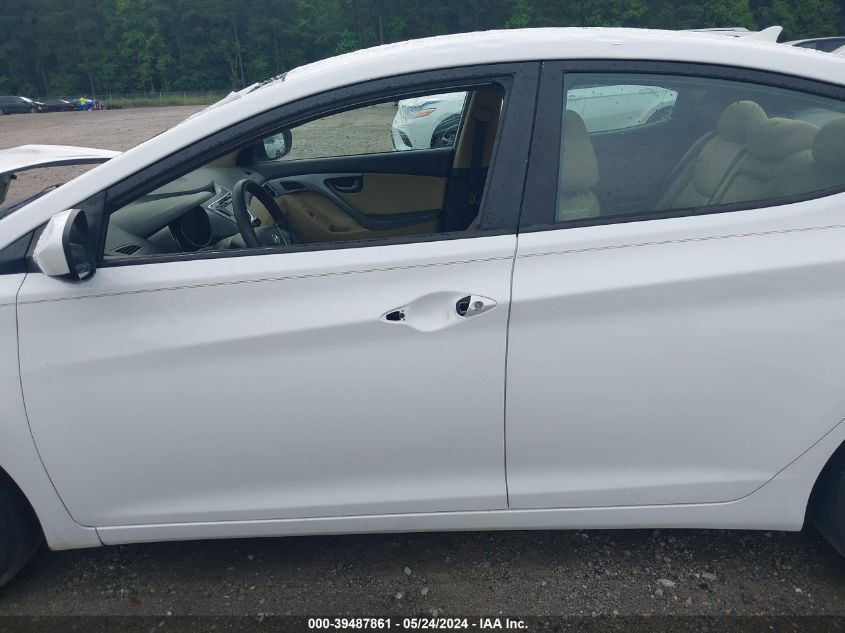 2012 Hyundai Elantra Gls VIN: 5NPDH4AE3CH117185 Lot: 39487861