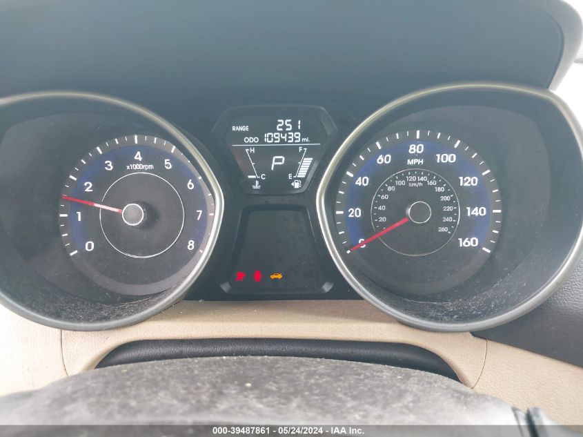 2012 Hyundai Elantra Gls VIN: 5NPDH4AE3CH117185 Lot: 39487861