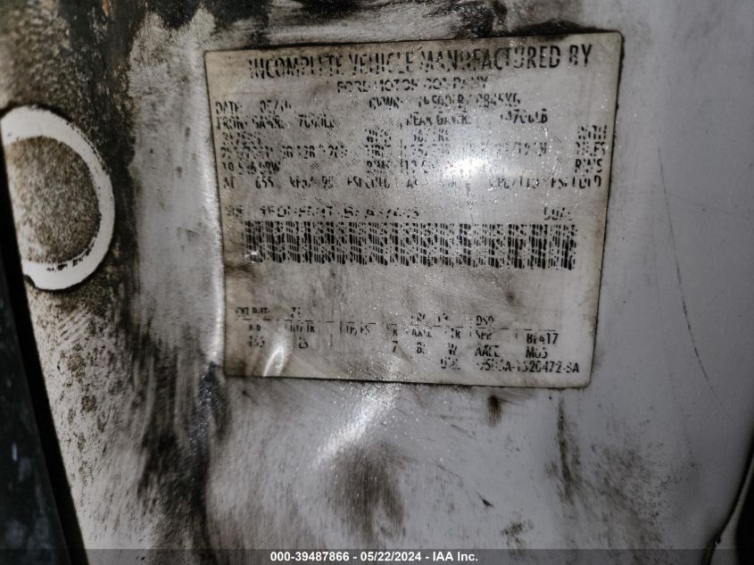 2011 Ford F550 Super Duty VIN: 1FDUF5HT2BEA37483 Lot: 39487866