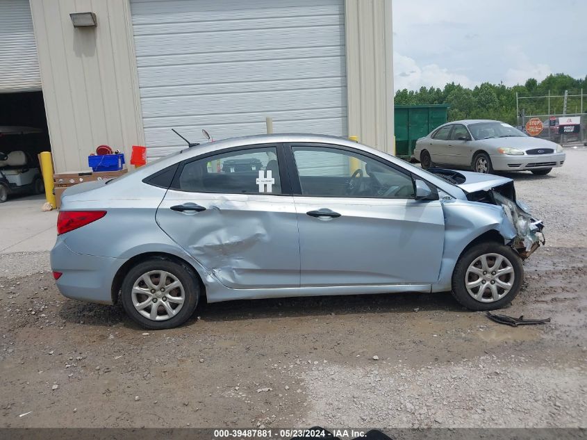 2012 Hyundai Accent Gls VIN: KMHCT4AE6CU041151 Lot: 39487881