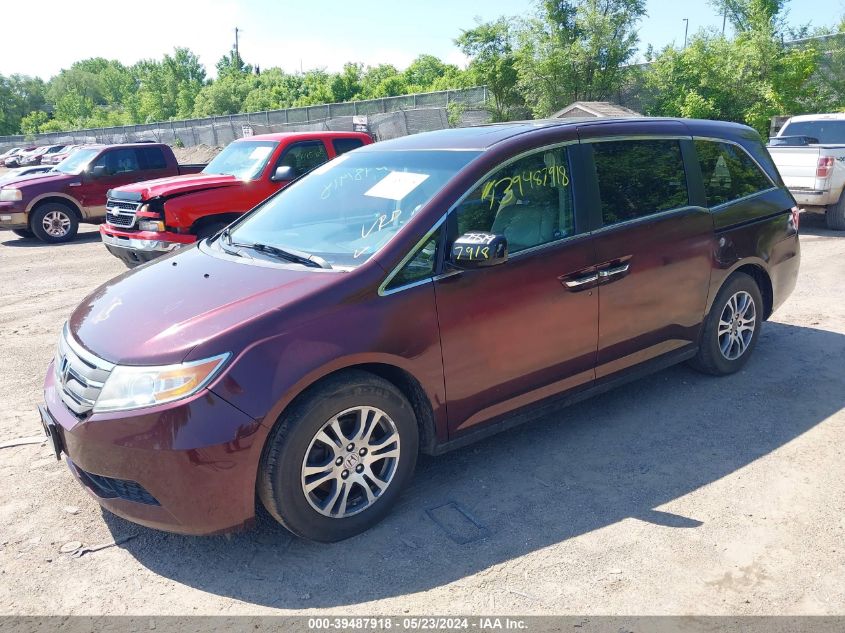 2012 Honda Odyssey Ex-L VIN: 5FNRL5H61CB136048 Lot: 39487918