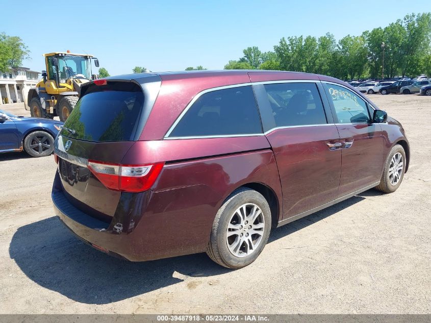 2012 Honda Odyssey Ex-L VIN: 5FNRL5H61CB136048 Lot: 39487918