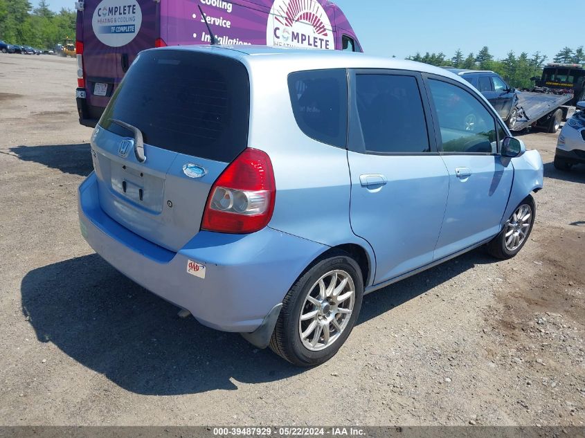 2008 Honda Fit VIN: JHMGD384X8S002333 Lot: 39487929