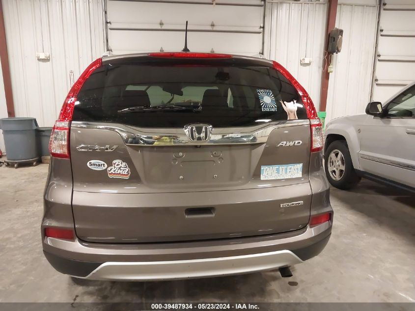 2015 Honda Cr-V Touring VIN: 5J6RM4H90FL041896 Lot: 39487934