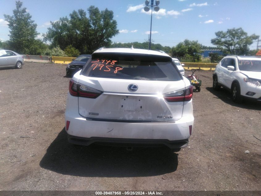 2016 Lexus Rx 450H F Sport VIN: 2T2BGMCA0GC003847 Lot: 39487958