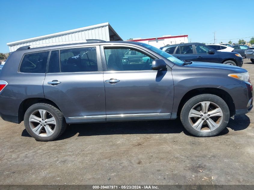 2012 Toyota Highlander Limited V6 VIN: 5TDDK3EH0CS117672 Lot: 39487971