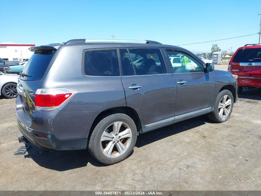 2012 Toyota Highlander Limited V6 VIN: 5TDDK3EH0CS117672 Lot: 39487971