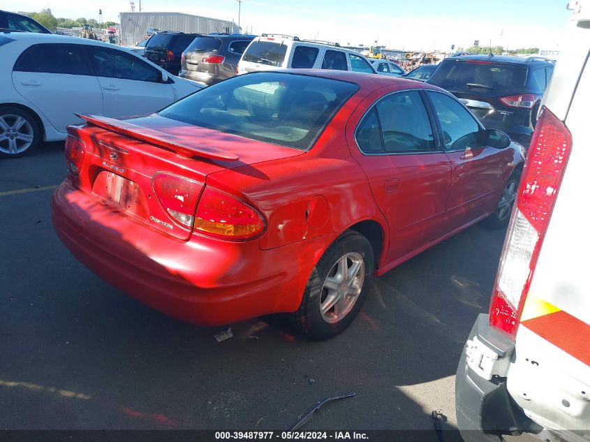 2004 Oldsmobile Alero Gl VIN: 1G3NL52F94C169028 Lot: 39487977