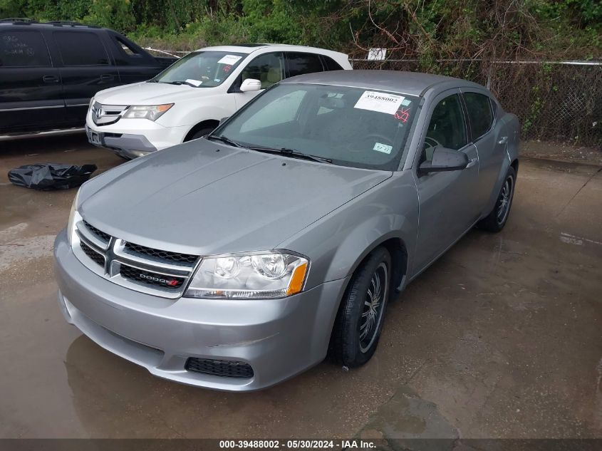 2013 Dodge Avenger Se VIN: 1C3CDZAB1DN544199 Lot: 39488002