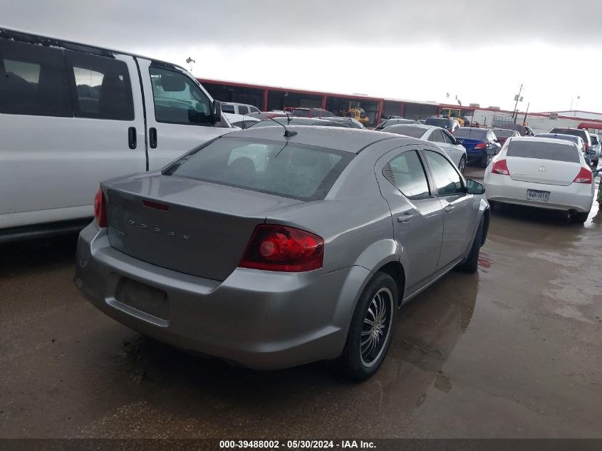 2013 Dodge Avenger Se VIN: 1C3CDZAB1DN544199 Lot: 39488002