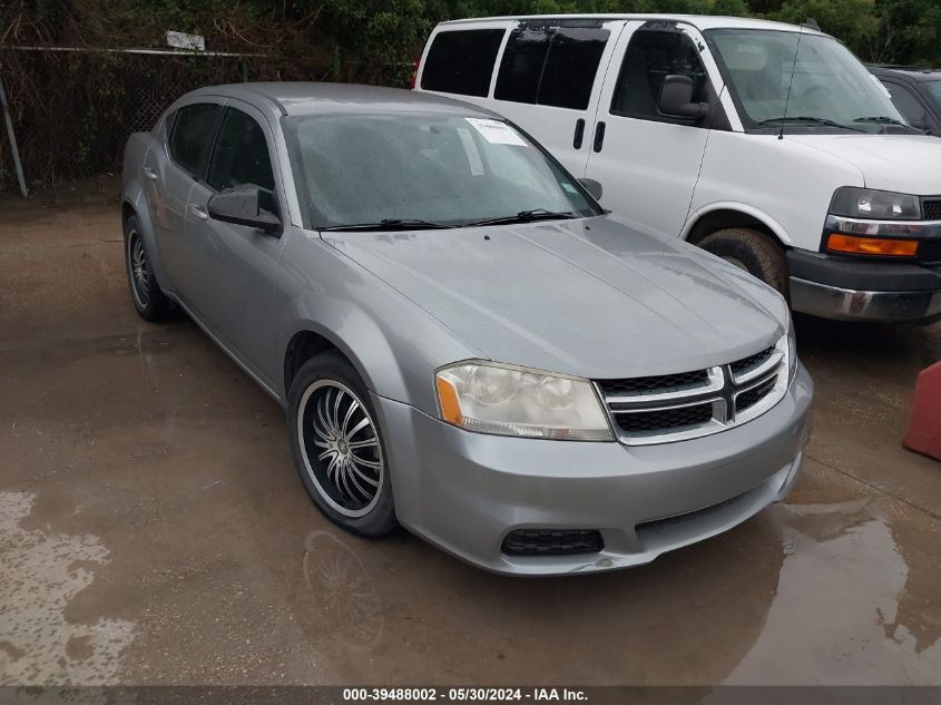 2013 Dodge Avenger Se VIN: 1C3CDZAB1DN544199 Lot: 39488002