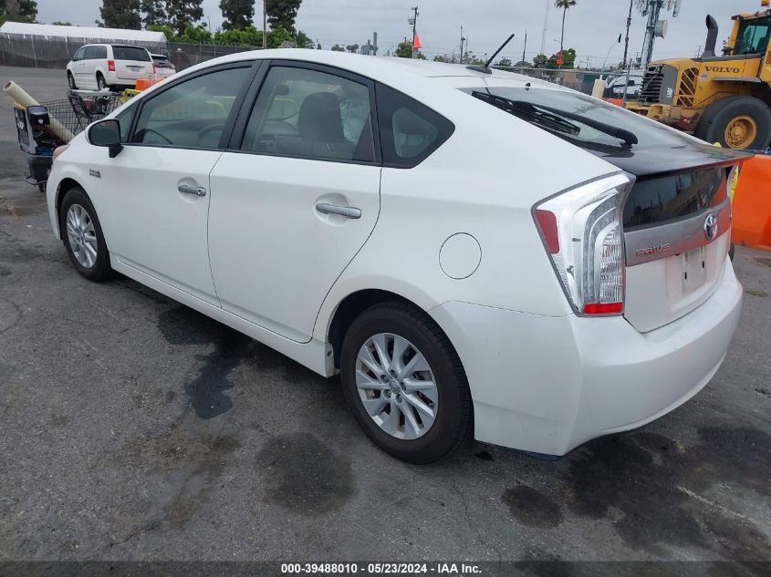 2013 Toyota Prius Plug-In VIN: JTDKN3DPXD3034437 Lot: 39488010