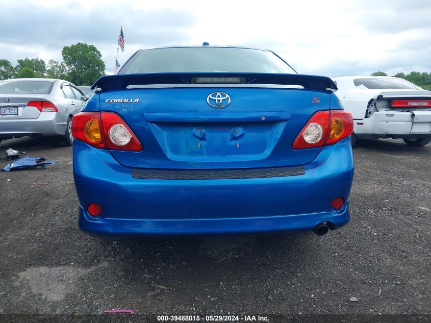 2009 Toyota Corolla S VIN: 2T1BU40E19C135376 Lot: 39488015