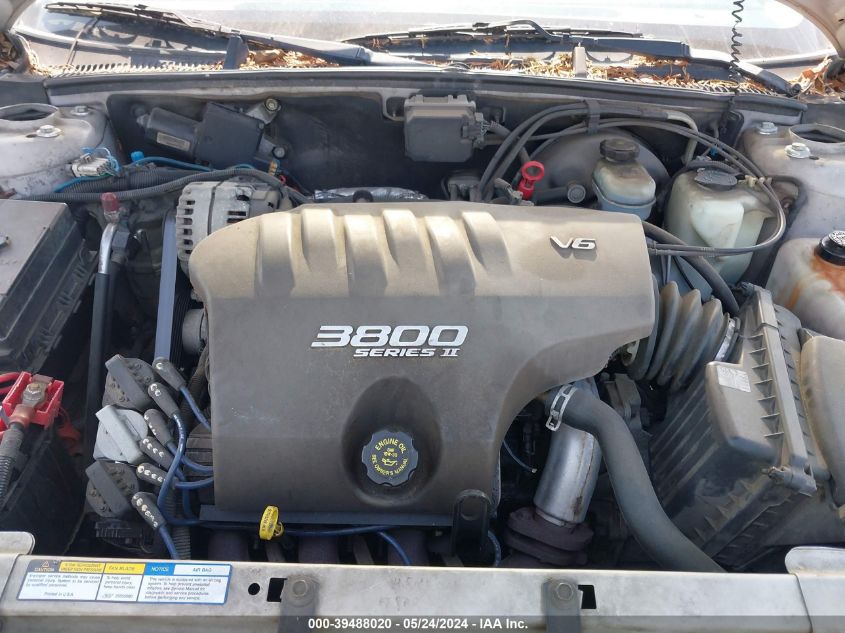 1999 Buick Park Avenue VIN: 1G4CW52K2X4652804 Lot: 39488020