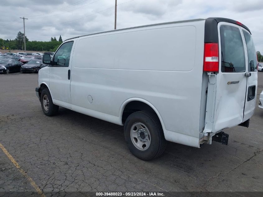 2020 Chevrolet Express Cargo Rwd 2500 Regular Wheelbase Wt VIN: 1GCWGAFG7L1264508 Lot: 39488023